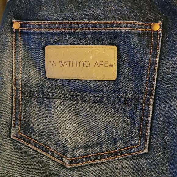 Bathing ape bapesta jeans 33w - Picture 4 of 4